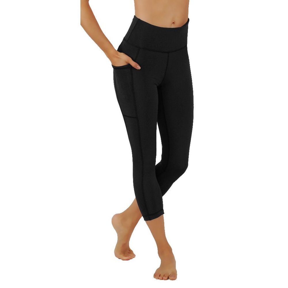 Yoga Capri Pants with Pockets